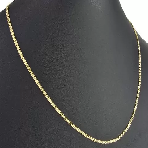 Fein fearbeitete, engmaschige Goldkette aus hochwertigem 585 / 14K Gold ca. 55cm Länge 2mm