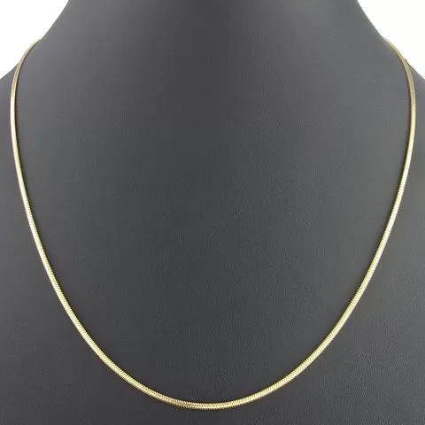 Hochwertige Fischgräten-Halskette aus 14-karätigem 585er Gold mit stilvoller Optik und zeitloser Eleganz für Damen - ca. 50cm, 2mm