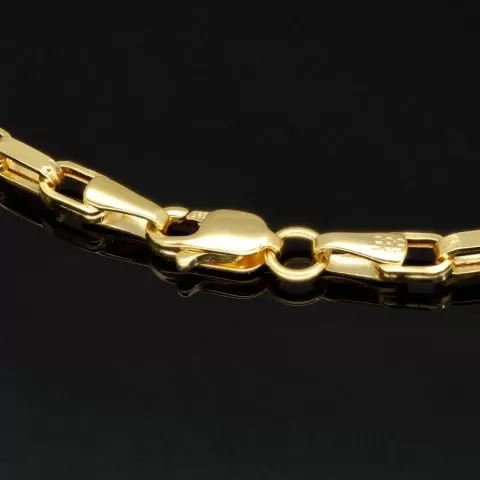 Funkelndes Ankerarmband aus echtem 585er 14K Gold – hochglanzpoliert und stilvoll verarbeitet - ca. 20,5 cm, 3 mm