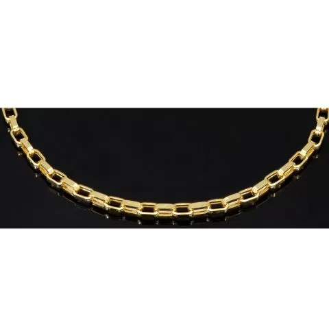 Funkelndes Ankerarmband aus echtem 585er 14K Gold – hochglanzpoliert und stilvoll verarbeitet - ca. 20,5 cm, 3 mm