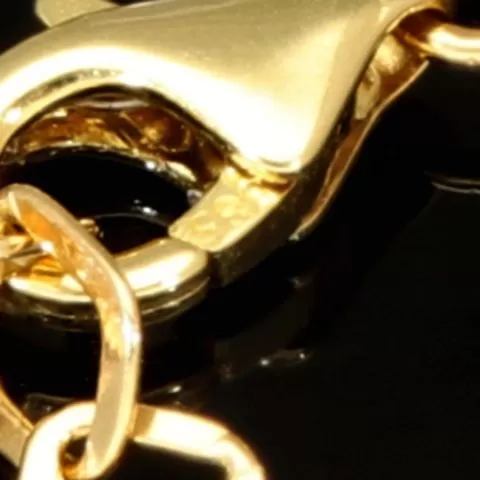 Infinity-Armband aus hochwertigem 585er Gold, 14 Karat, mit funkelnden Unendlichkeitsmotiven, Goldkügelchen in Tricolor (Gelbgold, Weißgold und Roségold) und verstellbarer Länge von 17,5 bis 19 cm