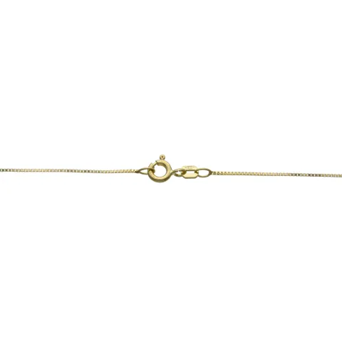 Sehr feine Venezianerkette aus 585 (14k) Gelbgold für Damen (45 cm Länge)