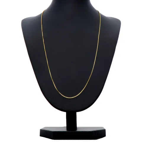 Sehr feine Venezianerkette aus 585 (14k) Gelbgold für Damen (45 cm Länge)