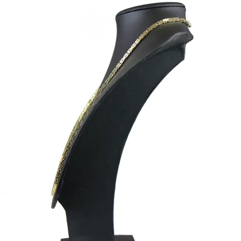 massive Premium - Königskette aus hochwertigem 14K Gold (585) in 65 cm Länge; ca. 3,3 mm breit - Made in Germany mit FBM Stempel