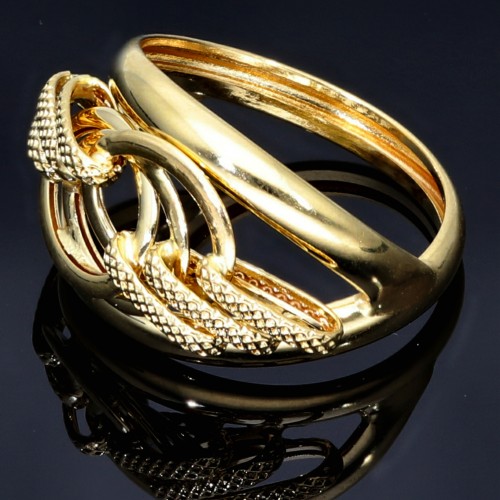 Wunderschöner, filigran, verzierter Designer - Ring in 585 14K Gold 55RG