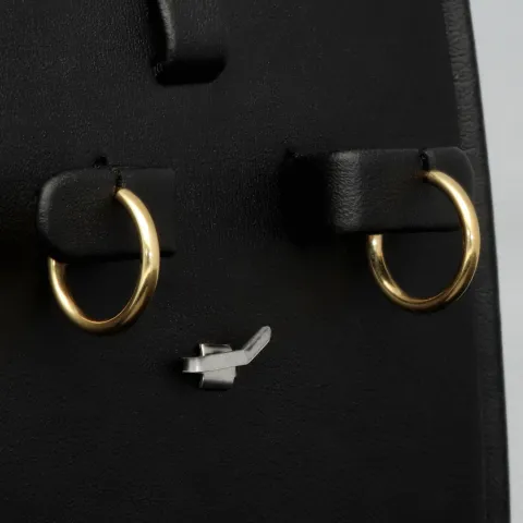 Mini - Creolen in klassischem Design aus hochwertigem 585er 14K Gelbgold