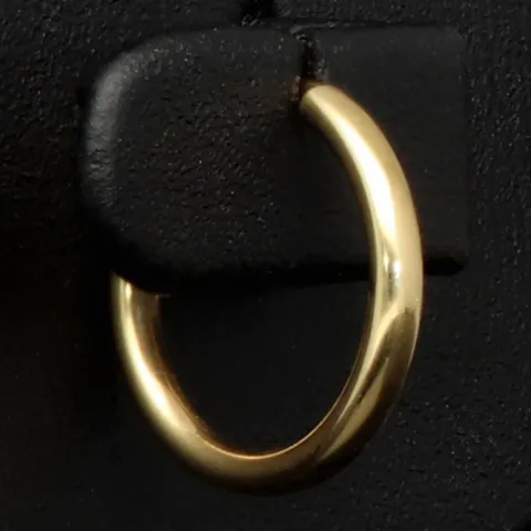 Mini - Creolen in klassischem Design aus hochwertigem 585er 14K Gelbgold
