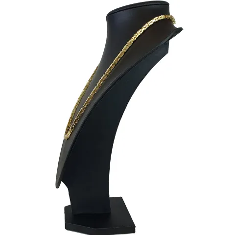 voll massive Königskette aus hochwertigem 585er Gold (14 Karat) in 55 cm Länge; ca. 4mm breit (ca. 58,1g) - Made in Germany