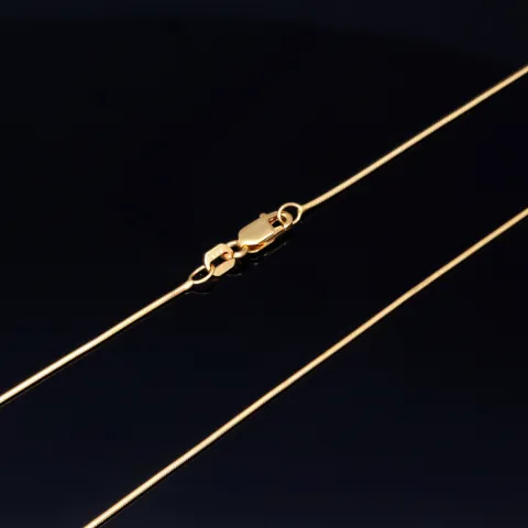 Edles Schmuckset bestehend aus einer Halskette und einem Kreuz in hochwertigem 14K / 585 Gelbgold mit Zirkonia verziert