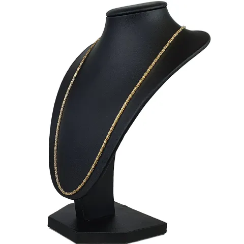 Massive, filigrane gearbeitete Königskette aus hochwertigem 14K Gold (585) in 50 cm Länge; ca. 2mm breit (ca. 11,7g) - Made in Germany mit FBM Stempel