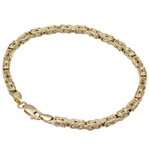 Prunkvolles Königsarmband in 585 14k Gold (ca. 3,5mm, 21cm)