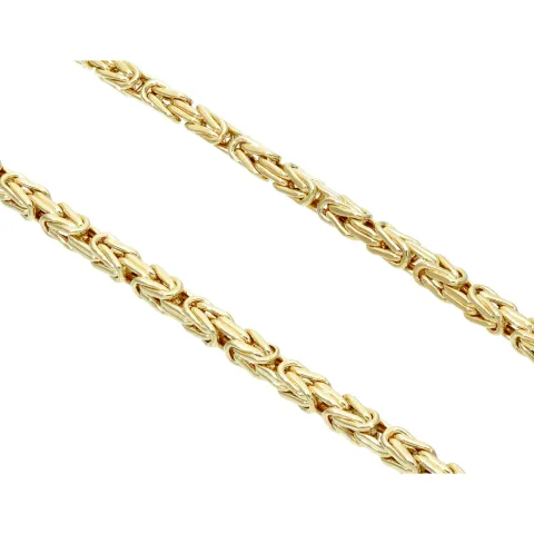 XXL- Königskette aus 585er Gelbgold (14k)- 70cm lang, 4 mm breit, 28g