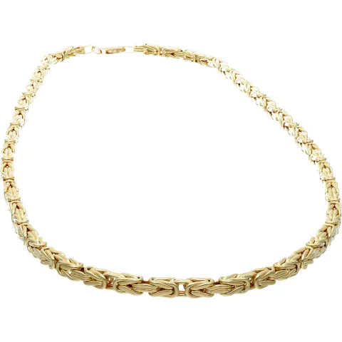 XXL- Königskette aus 585er Gelbgold (14k)- 70cm lang, 4 mm breit, 28g