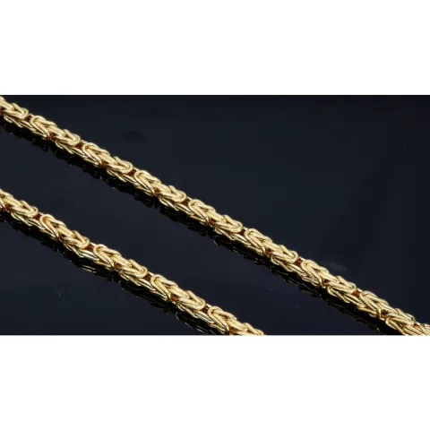 XXL- Königskette aus 585er Gelbgold (14k)- 70cm lang, 4 mm breit, 28g