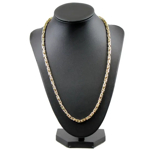 XXL- Königskette aus 585er Gelbgold (14k)- 70cm lang, 4 mm breit, 28g