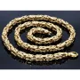 Dicke Königskette aus echtem 585er Gold (14 K) (ca. 53,5g, 65cm, 6mm)