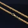 Megalange, massive Königskette aus hochwertigem 14K Gold (585) in 90 cm Länge; ca. 3,3 mm breit - (ca. 56g)