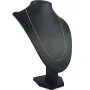 Feine Panzerkette 2-seitig diamantiert aus hochwertigem 585 /14k Gold, 1mm, 60cm Länge