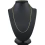 Singapurkette diamantiert aus hochwertigem 585 / 14k Gold in ca. 50cm, 1,7mm