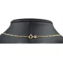 Exquisite Figarokette 2-seitig diamantiert aus hochwertigem 585 / 14k Gold in ca. 60cm, 2mm