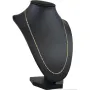 Glänzende Figarokette 2-seitig diamantiert aus hochwertigem 585 / 14k Gold in ca. 55cm, 2mm
