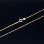 Exquisite Venezianerkette aus glänzendem 585 / 14k Gold in ca. 60cm, 1mm