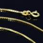 Funkelnde Venezianerkette aus hochwertigem 585 / 14k Gold in ca. 50cm, 1mm