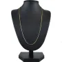 Kurze, hübsche Venezianerkette aus edlem 585 / 14k Gold in ca. 45cm, 1mm