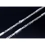 Italienische Greco - 925er Sterling - Silber - Stäbchen - Ankerkette, ca. 70cm, 5mm, (ca. 48g)