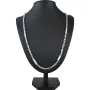 Italienische Greco - 925er Sterling - Silber - Stäbchen - Ankerkette, ca. 70cm, 5mm, (ca. 48g)