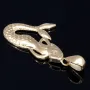 Mystischer Meerjungfrau - Anhänger aus hochwertigem 585 / 14K Gold