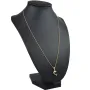 Delfin - Anhänger- mit glänzender Ankerkette (50cm) - Schmuckset in 14K / 585 Gold