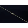 Delfin - Anhänger- mit glänzender Ankerkette (50cm) - Schmuckset in 14K / 585 Gold