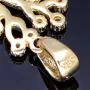 Funkelnder Lebensbaum - Anhänger mit Zirkonia in 585 / 14 Karat Gelbgold