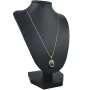Schmuckset aus 585 / 14K Gold - Bicolor - Lebensbaum-Amulett und glänzende Venezianer - Halskette (45cm) in hochwertigem 14K / 585 Gelbgold