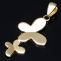 Butterfly - Schmetterling - Anhänger aus hochwertigem 585 / 14K Gold