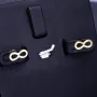 Unendlichkeit - Infinity- Symbol -Ohrstecker in edlem 585 / 14K Gold