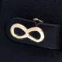 Unendlichkeit - Infinity- Symbol -Ohrstecker in edlem 585 / 14K Gold