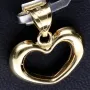 Charmanter Herz-Anhänger aus hochwertigem 585 / 14K Gold