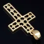 Edler Kreuz-Anhänger aus 14k / 585 Gelbgold