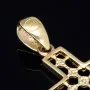 Edler Kreuz-Anhänger aus 14k / 585 Gelbgold