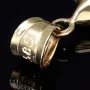Stern - Anhänger in glänzendem 585 / 14 Karat Gelbgold