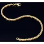 Massives Königsarmband aus hochglanzpoliertem Gold (585er 14k Gold), ca. 2,5 mm Breite, ca. 20cm lang - Made in Germany mit FBM Stempel