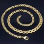 Exquisites Collier für Damen in modernem Design in hochwertigem 585 (14k) Gold ca. 45 cm Länge