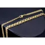 Exquisites Collier für Damen in modernem Design in hochwertigem 585 (14k) Gold ca. 45 cm Länge