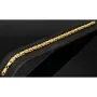 Goldenes Königsarmband (585er 14k), 4mm breit, 22,5cm lang