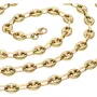 Bohnenkette aus 585er (14 Karat) Gelbgold (ca. 65 cm; 6 mm, 20g)