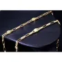 Ankerkette aus hochwertigem 14K/585 Gelbgold mit filigranem Greco-Design (ca. 62cm)