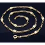 Ankerkette aus hochwertigem 14K/585 Gelbgold mit filigranem Greco-Design (ca. 62cm)