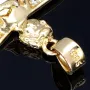 Filigraner Engel - Anhänger - aus 14k / 585 Gold und Zirkoniabesatz